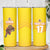 Custom Espana Rugby Spain Skinny Tumbler Lion Mascot Come on Los Leones Yellow Style
