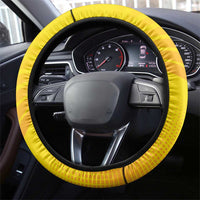 Espana Rugby Spain Steering Wheel Cover Lion Mascot Come on Los Leones Yellow Style