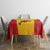 Custom Espana Rugby Spain Tablecloth Lion Mascot Come on Los Leones Yellow Style