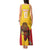 Custom Espana Rugby Spain Tank Maxi Dress Lion Mascot Come on Los Leones Yellow Style