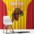 Custom Espana Rugby Spain Window Curtain Lion Mascot Come on Los Leones Yellow Style