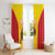 Custom Espana Rugby Spain Window Curtain Lion Mascot Come on Los Leones Yellow Style