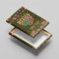 Personalized Mexico Cinco De Mayo Canvas Wall Art Chilli Pepper and Cactus