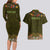 Personalized Mexico Cinco De Mayo Couples Matching Long Sleeve Bodycon Dress and Hawaiian Shirt Chilli Pepper and Cactus