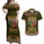 Personalized Mexico Cinco De Mayo Couples Matching Off Shoulder Maxi Dress and Hawaiian Shirt Chilli Pepper and Cactus