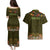 Personalized Mexico Cinco De Mayo Couples Matching Puletasi and Hawaiian Shirt Chilli Pepper and Cactus