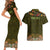 Personalized Mexico Cinco De Mayo Couples Matching Short Sleeve Bodycon Dress and Hawaiian Shirt Chilli Pepper and Cactus