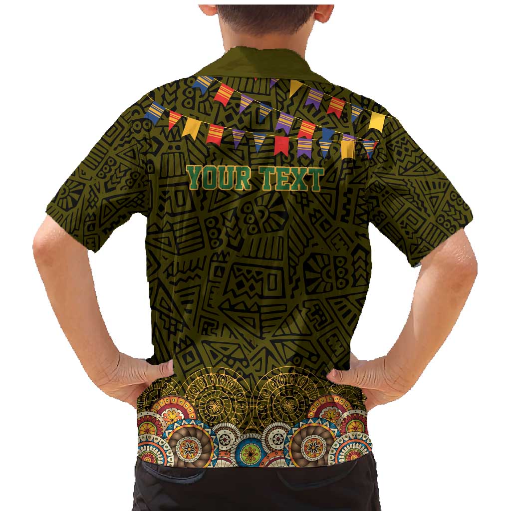 Personalized Mexico Cinco De Mayo Family Matching Mermaid Dress and Hawaiian Shirt Chilli Pepper and Cactus