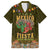 Personalized Mexico Cinco De Mayo Family Matching Off The Shoulder Long Sleeve Dress and Hawaiian Shirt Chilli Pepper and Cactus