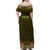 Personalized Mexico Cinco De Mayo Family Matching Off Shoulder Maxi Dress and Hawaiian Shirt Chilli Pepper and Cactus
