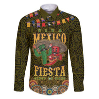 Personalized Mexico Cinco De Mayo Family Matching Puletasi and Hawaiian Shirt Chilli Pepper and Cactus