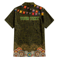 Personalized Mexico Cinco De Mayo Family Matching Tank Maxi Dress and Hawaiian Shirt Chilli Pepper and Cactus