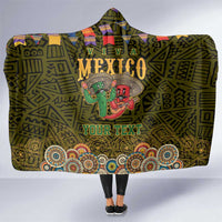 Personalized Mexico Cinco De Mayo Hooded Blanket Chilli Pepper and Cactus
