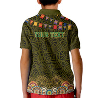 Personalized Mexico Cinco De Mayo Kid Polo Shirt Chilli Pepper and Cactus