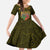 Personalized Mexico Cinco De Mayo Kid Short Sleeve Dress Chilli Pepper and Cactus