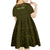 Personalized Mexico Cinco De Mayo Kid Short Sleeve Dress Chilli Pepper and Cactus