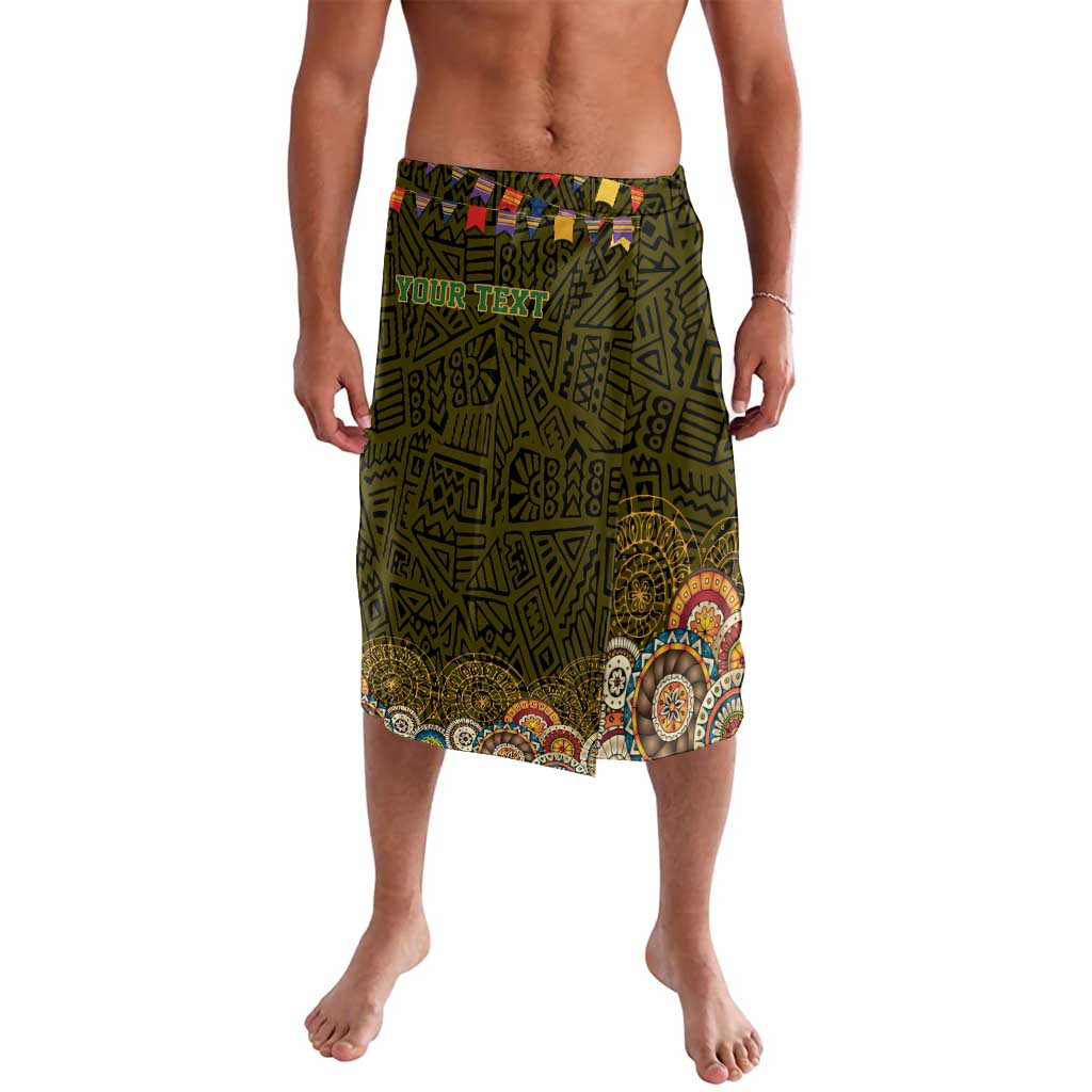 Personalized Mexico Cinco De Mayo Lavalava Chilli Pepper and Cactus