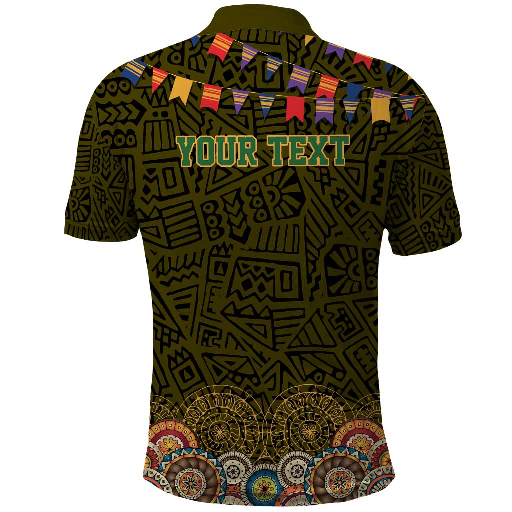 Personalized Mexico Cinco De Mayo Polo Shirt Chilli Pepper and Cactus