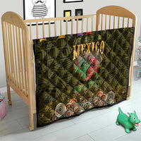 Personalized Mexico Cinco De Mayo Quilt Chilli Pepper and Cactus