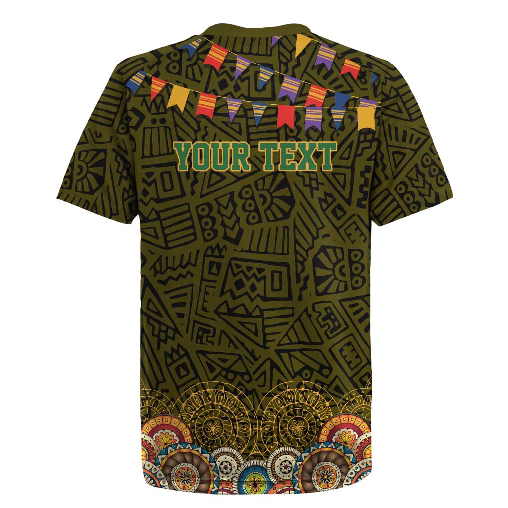 Personalized Mexico Cinco De Mayo Rugby Jersey Chilli Pepper and Cactus