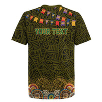 Personalized Mexico Cinco De Mayo Rugby Jersey Chilli Pepper and Cactus