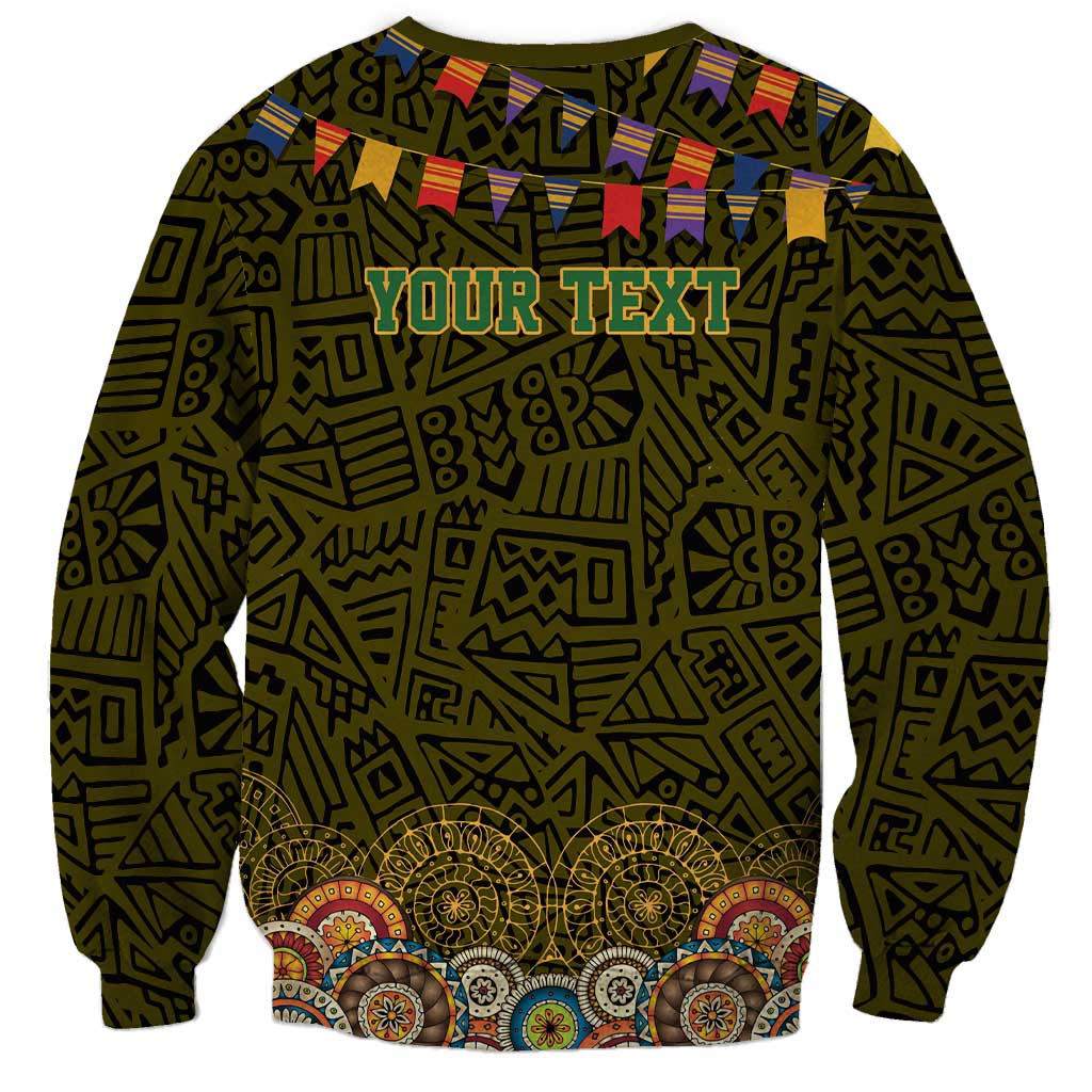 Personalized Mexico Cinco De Mayo Sweatshirt Chilli Pepper and Cactus