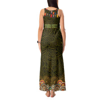 Personalized Mexico Cinco De Mayo Tank Maxi Dress Chilli Pepper and Cactus