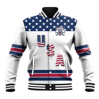 Custom USA Ice Hockey Baseball Jacket Sporty Style Go Champions