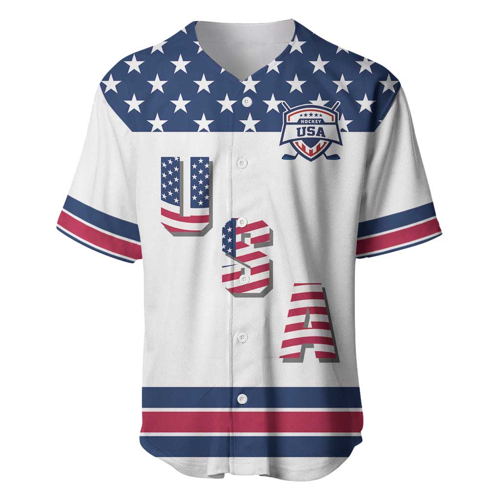 Custom USA Ice Hockey Baseball Jersey Sporty Style Go Champions