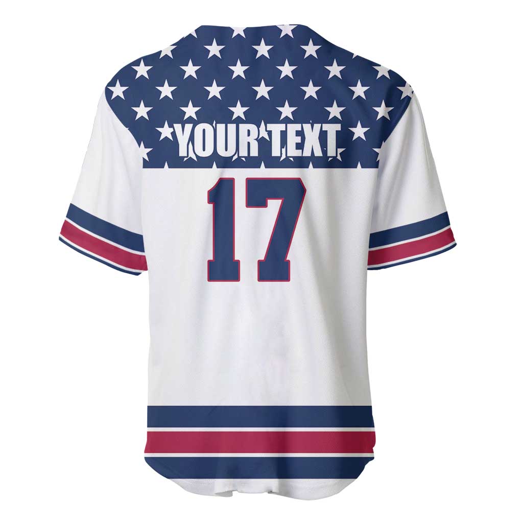 Custom USA Ice Hockey Baseball Jersey Sporty Style Go Champions
