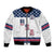 Custom USA Ice Hockey Bomber Jacket Sporty Style Go Champions