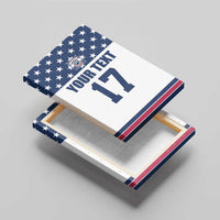 Custom USA Ice Hockey Canvas Wall Art Sporty Style Go Champions