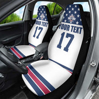 Custom USA Ice Hockey Car Seat Cover Sporty Style Go Champions