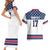 Custom USA Ice Hockey Couples Matching Short Sleeve Bodycon Dress and Hawaiian Shirt Sporty Style Go Champions