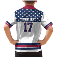 Custom USA Ice Hockey Family Matching Mermaid Dress and Hawaiian Shirt Sporty Style Go Champions