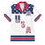 Custom USA Ice Hockey Family Matching Mermaid Dress and Hawaiian Shirt Sporty Style Go Champions