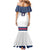 Custom USA Ice Hockey Family Matching Mermaid Dress and Hawaiian Shirt Sporty Style Go Champions