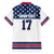 Custom USA Ice Hockey Family Matching Off The Shoulder Long Sleeve Dress and Hawaiian Shirt Sporty Style Go Champions