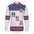 Custom USA Ice Hockey Family Matching Off Shoulder Short Dress and Hawaiian Shirt Sporty Style Go Champions