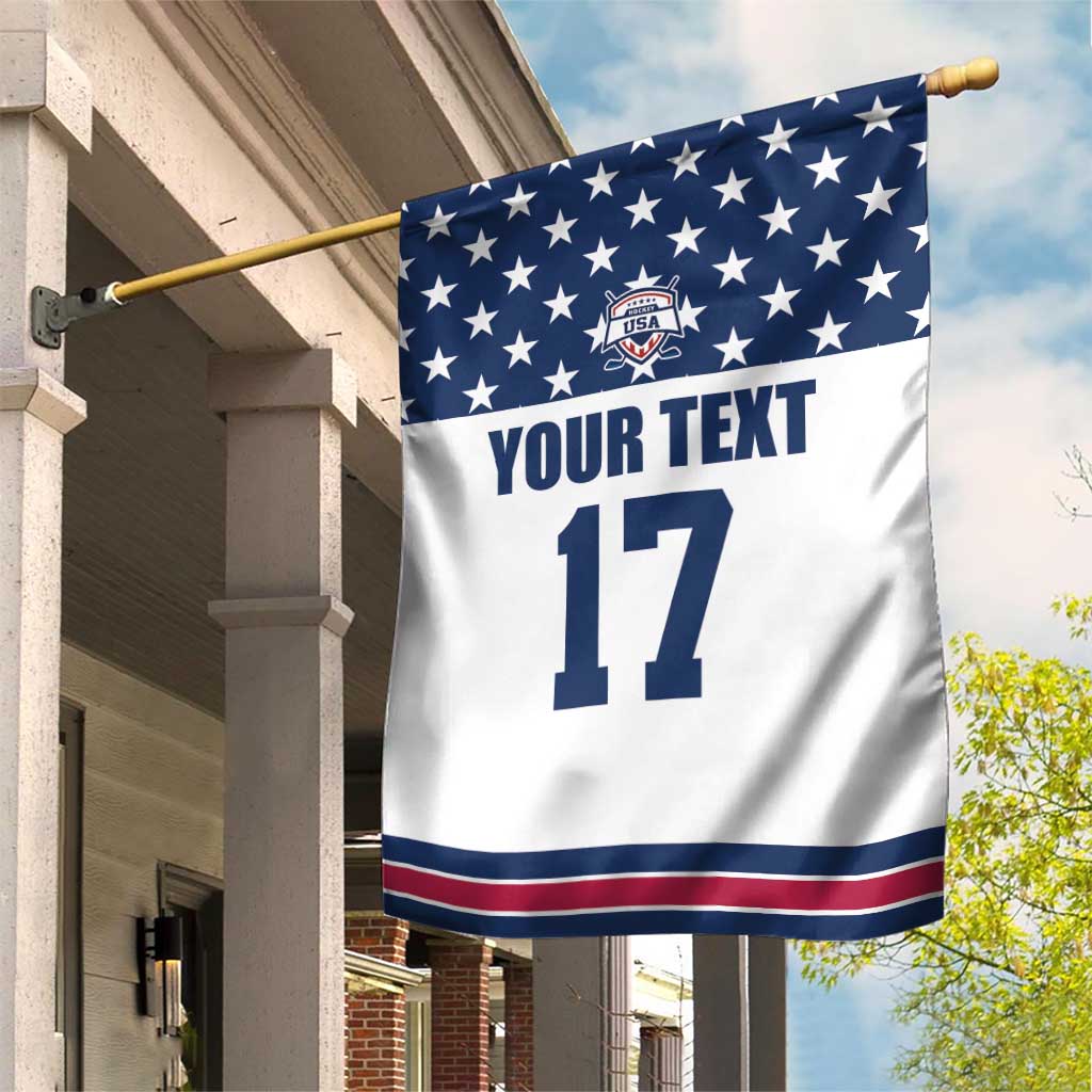 Custom USA Ice Hockey Garden Flag Sporty Style Go Champions