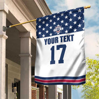 Custom USA Ice Hockey Garden Flag Sporty Style Go Champions