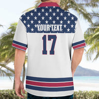 Custom USA Ice Hockey Hawaiian Shirt Sporty Style Go Champions