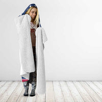 Custom USA Ice Hockey Hooded Blanket Sporty Style Go Champions