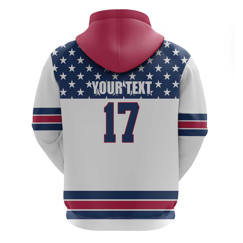 Custom USA Ice Hockey Hoodie Sporty Style Go Champions