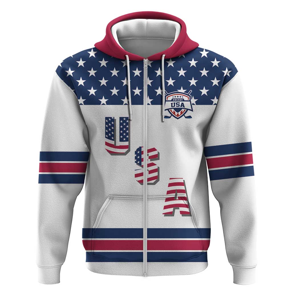 Custom USA Ice Hockey Hoodie Sporty Style Go Champions