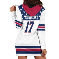 Custom USA Ice Hockey Hoodie Dress Sporty Style Go Champions