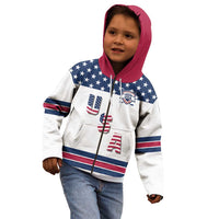 Custom USA Ice Hockey Kid Hoodie Sporty Style Go Champions