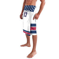 Custom USA Ice Hockey Lavalava Sporty Style Go Champions