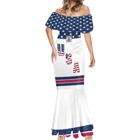 Custom USA Ice Hockey Mermaid Dress Sporty Style Go Champions