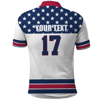 Custom USA Ice Hockey Polo Shirt Sporty Style Go Champions